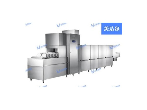 「美潔爾」工廠大型洗碗機操作的視頻